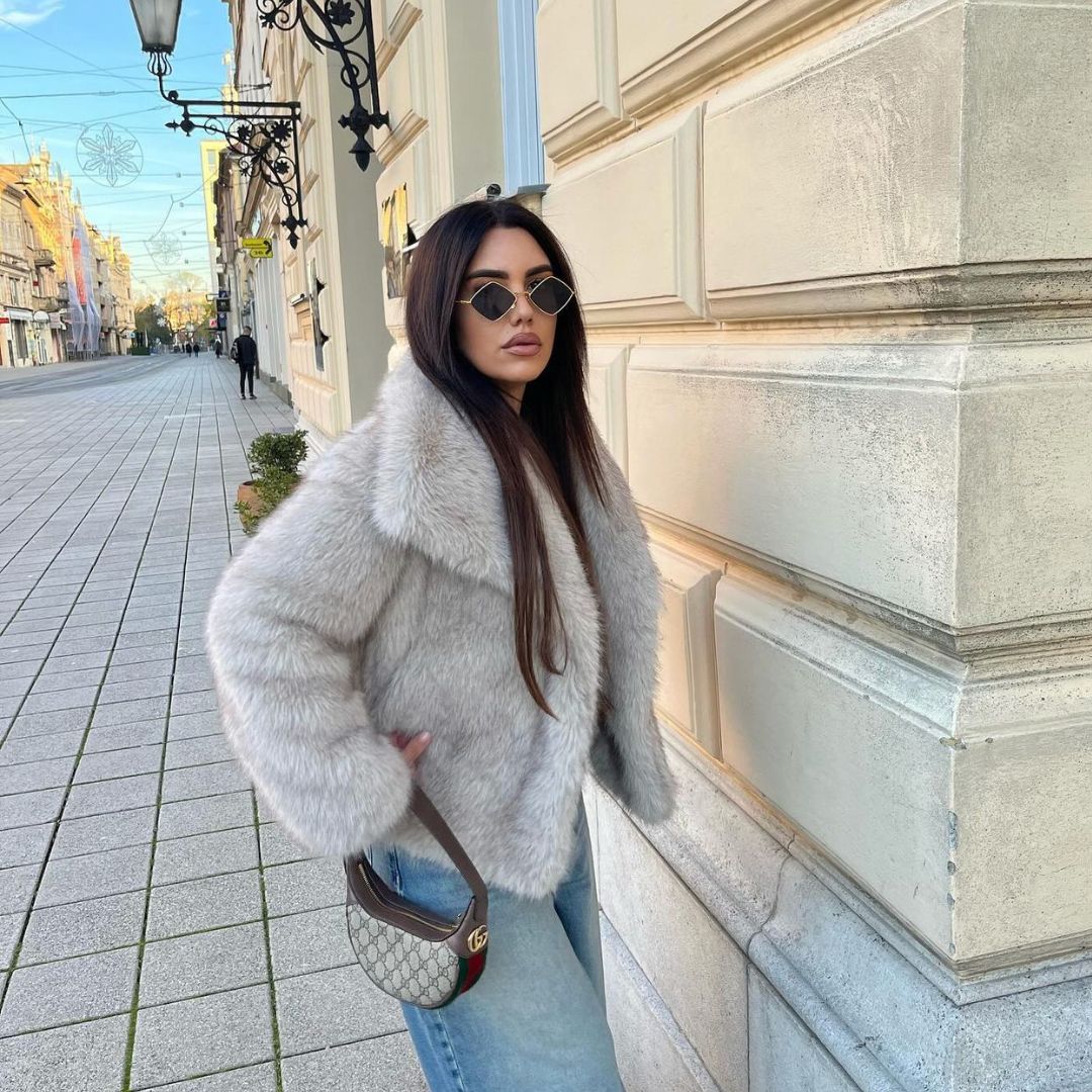 Amelia Fluffy Fur Jacket