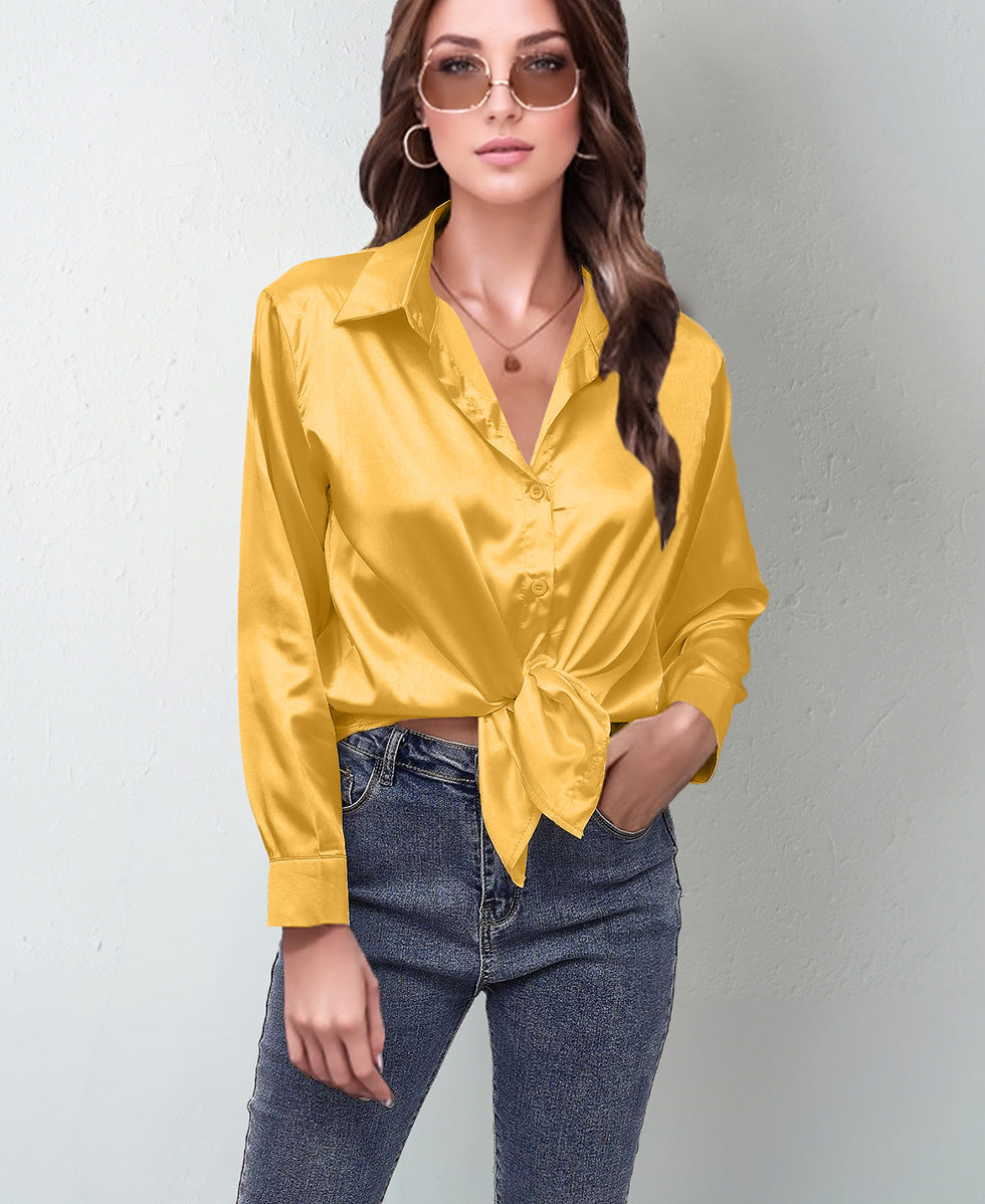 Bella Satin Blouse