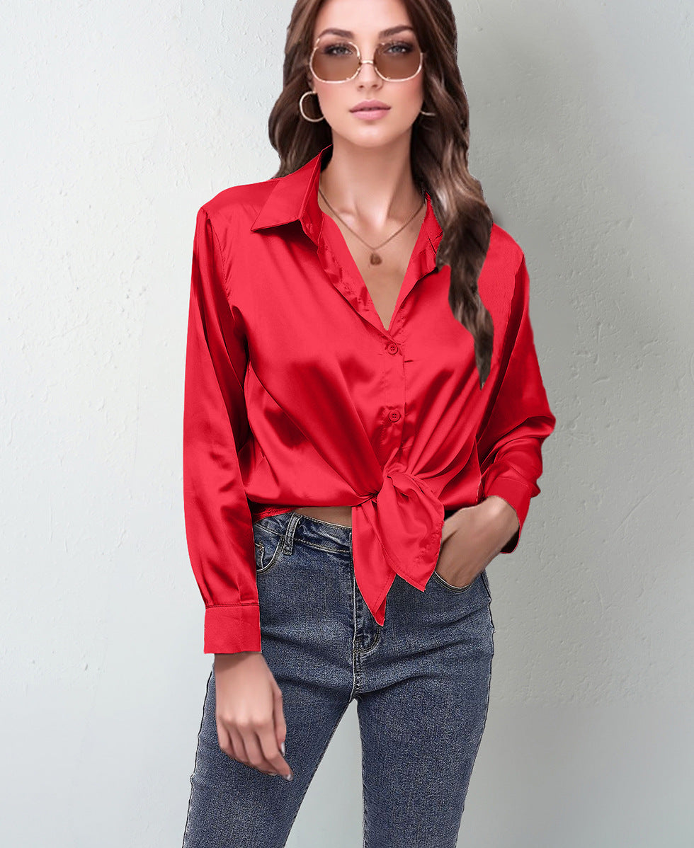 Bella Satin Blouse