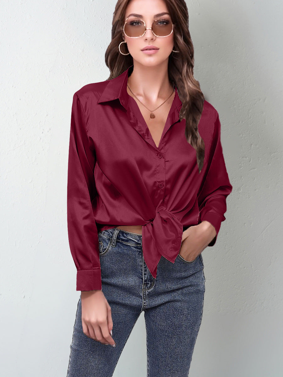 Bella Satin Blouse