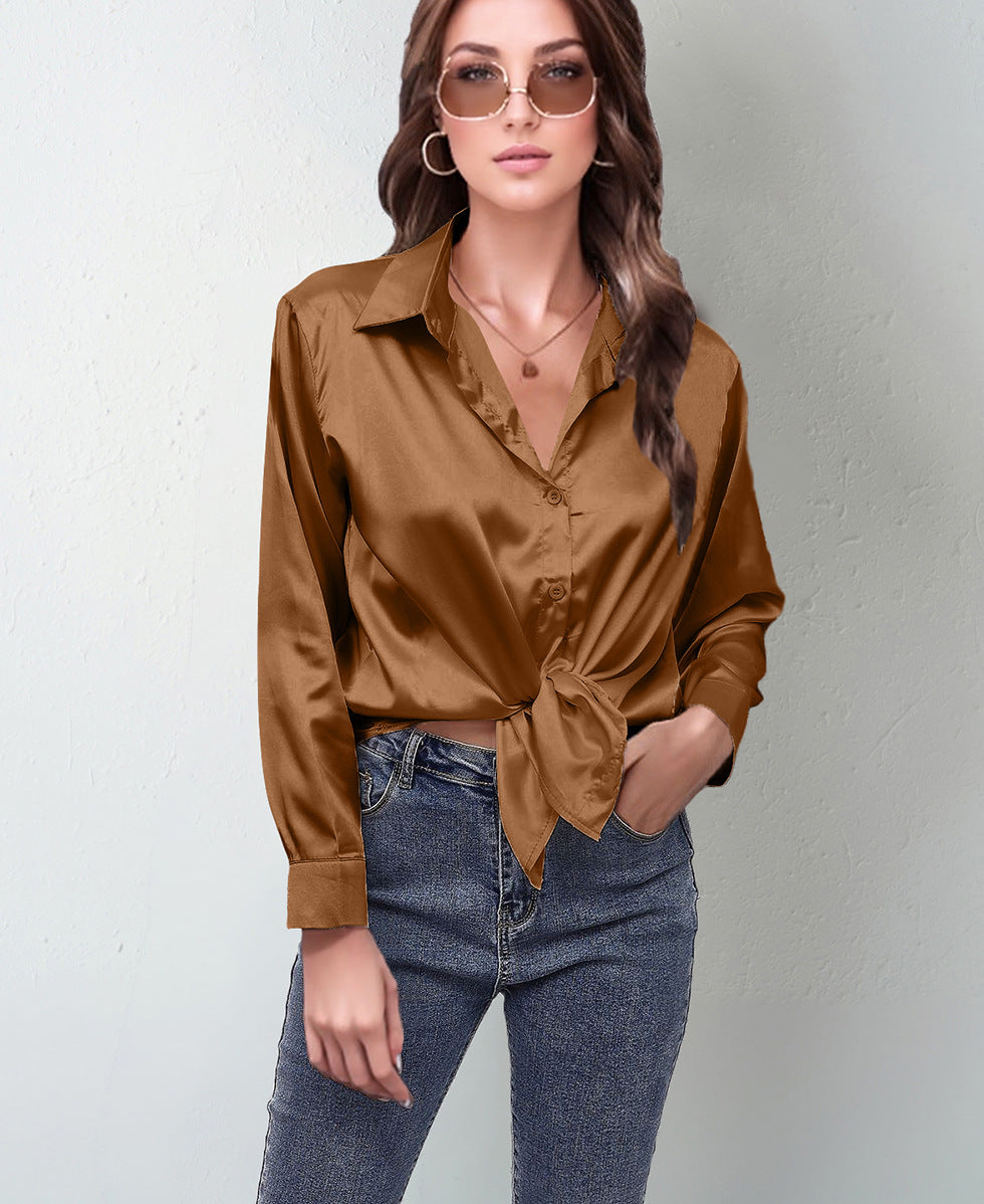 Bella Satin Blouse
