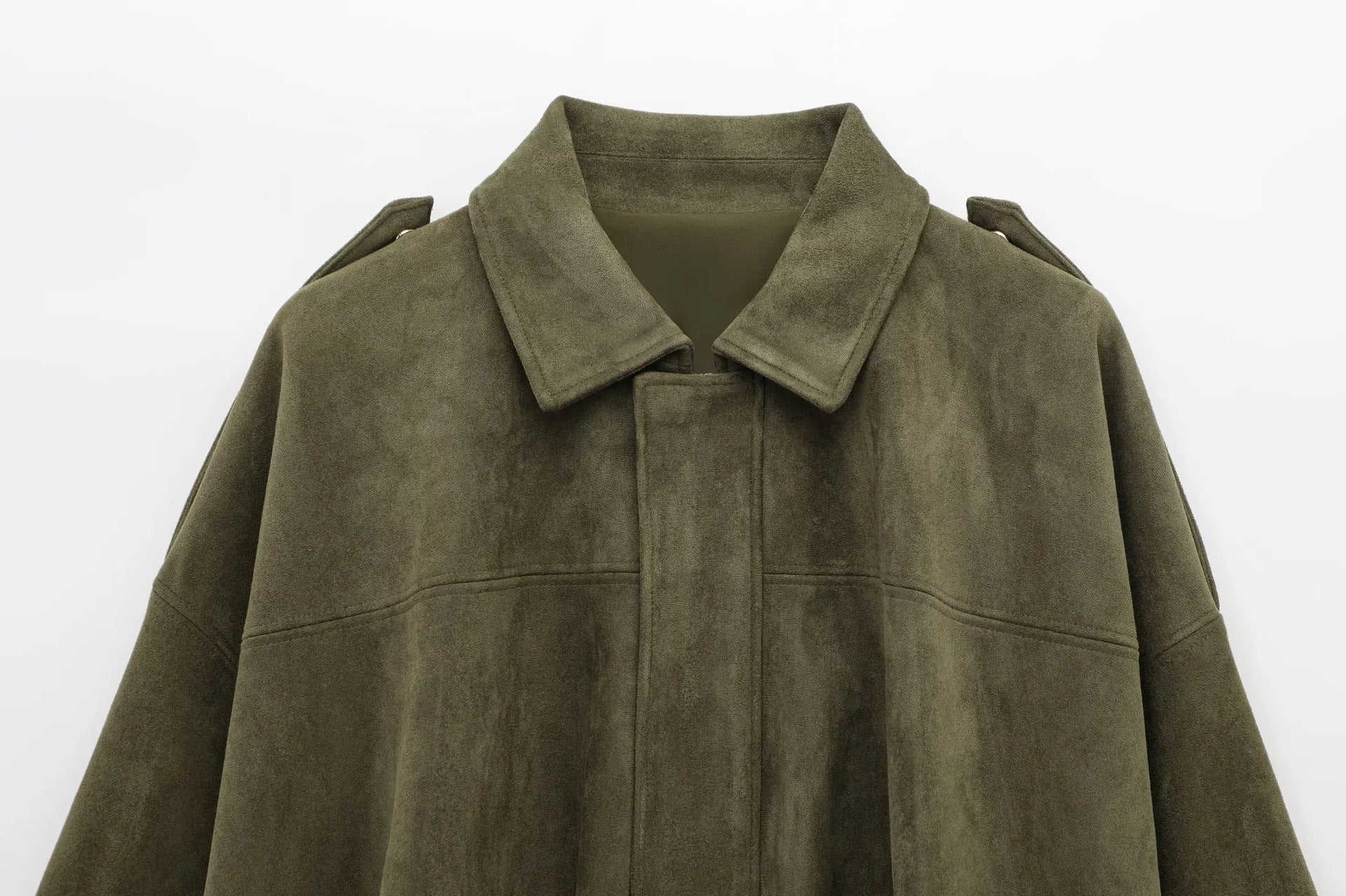 Leila Oversized Suede Jacket