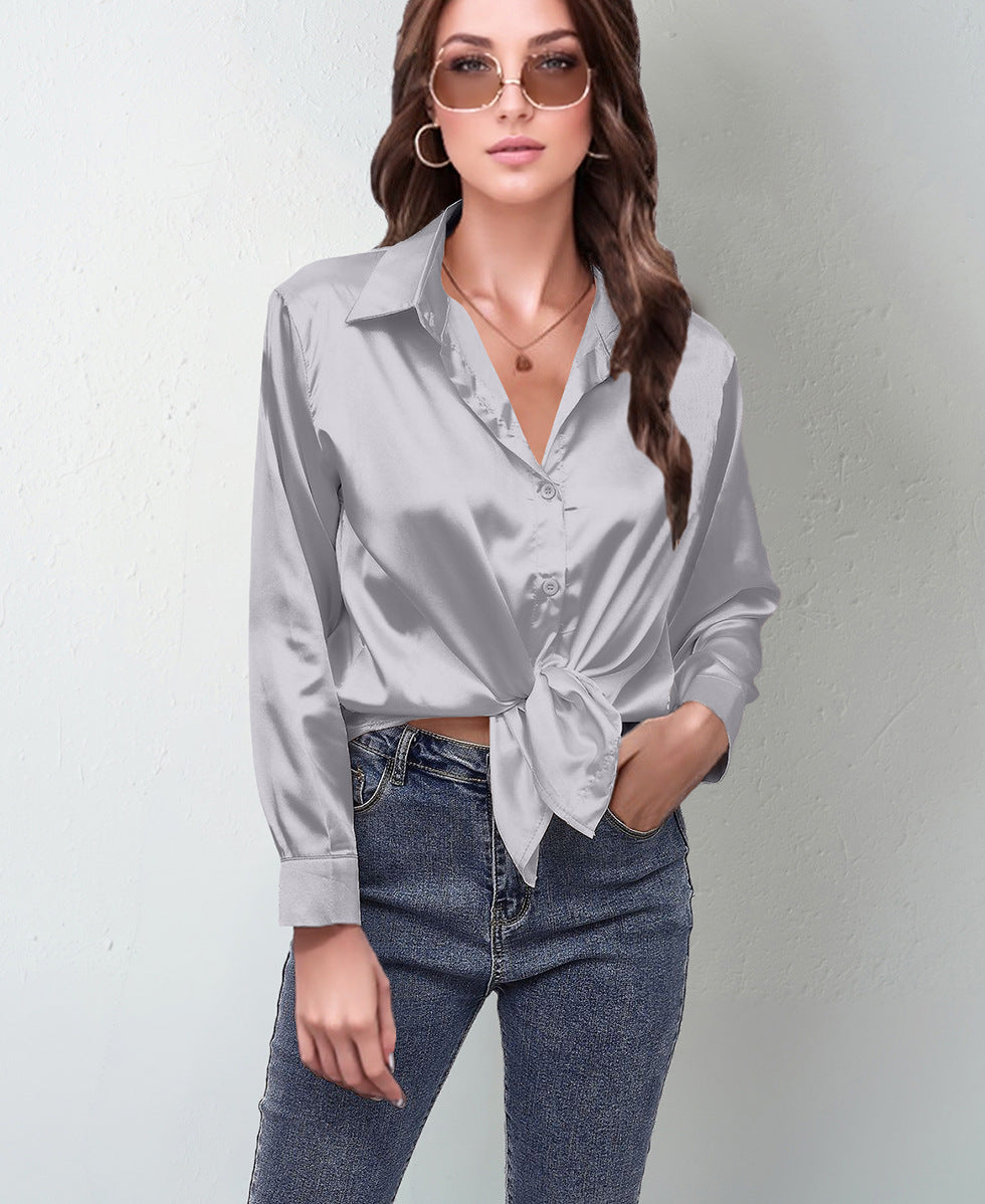 Bella Satin Blouse