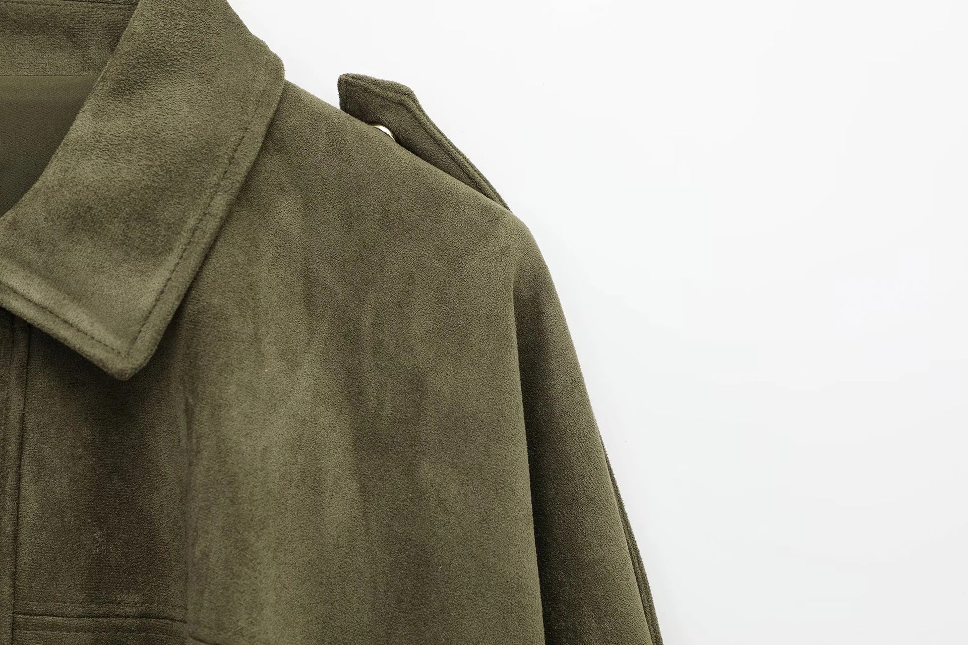 Leila Oversized Suede Jacket