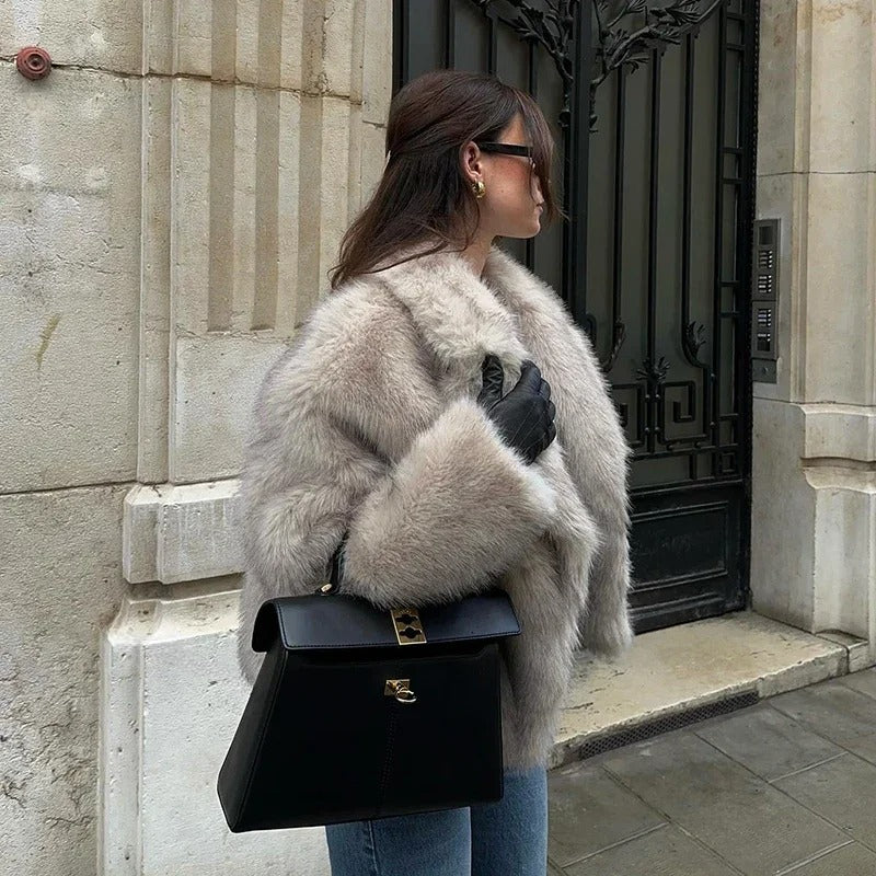 Amelia Fluffy Fur Jacket