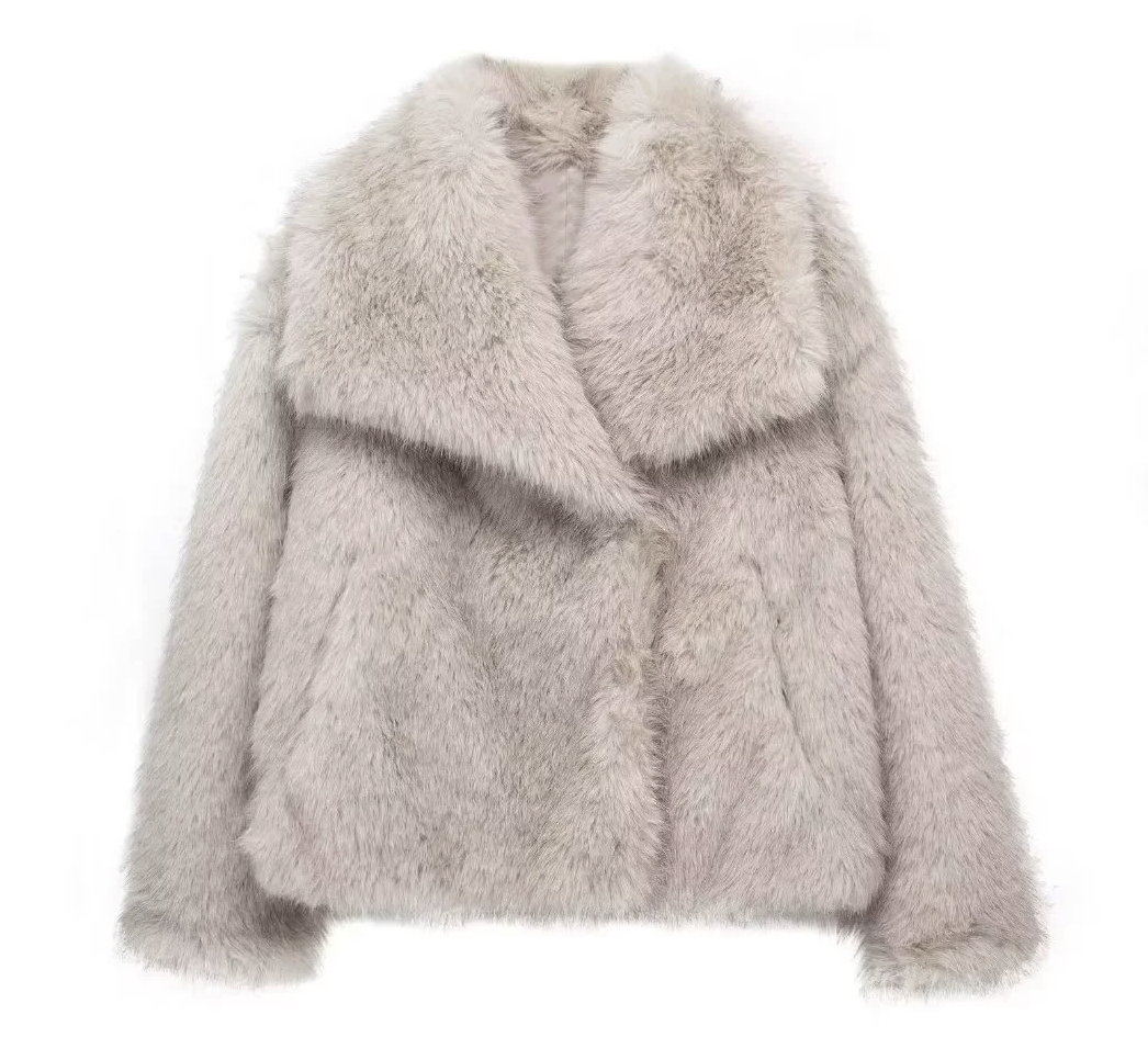 Amelia Fluffy Fur Jacket