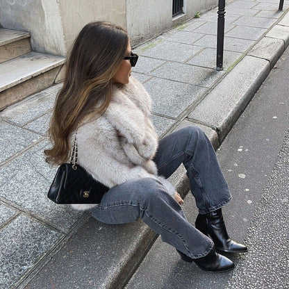 Amelia Fluffy Fur Jacket