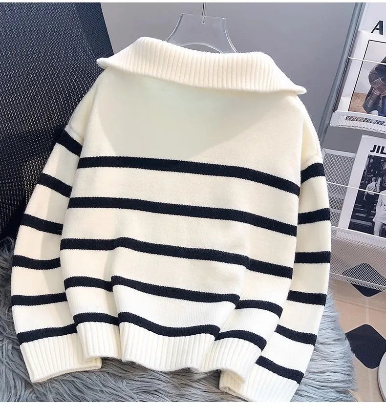Eloise Cosy Striped  Sweater