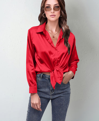 Bella Satin Blouse