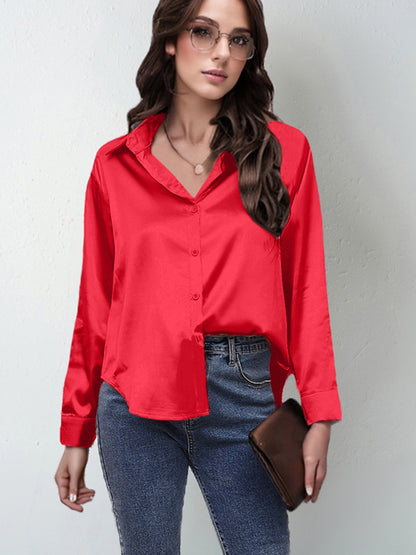 Bella Satin Blouse