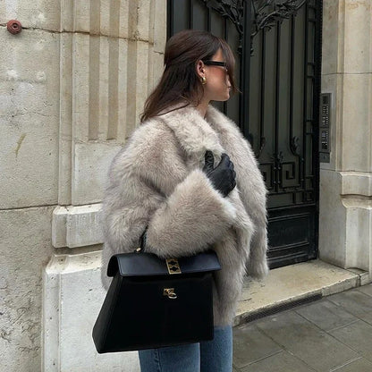 Amelia Fluffy Fur Jacket